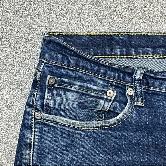 Levis 514 Jeans Mens Size 36X28 Blue Medium Wash Denim Straight Fit - Picture 3 of 11